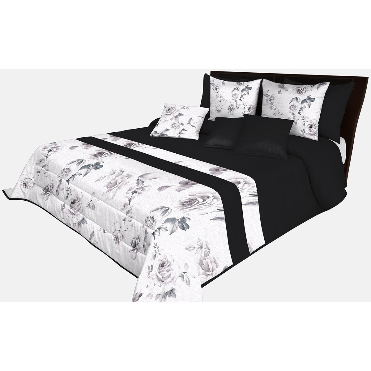 Husă de pat cu model floral 220x240