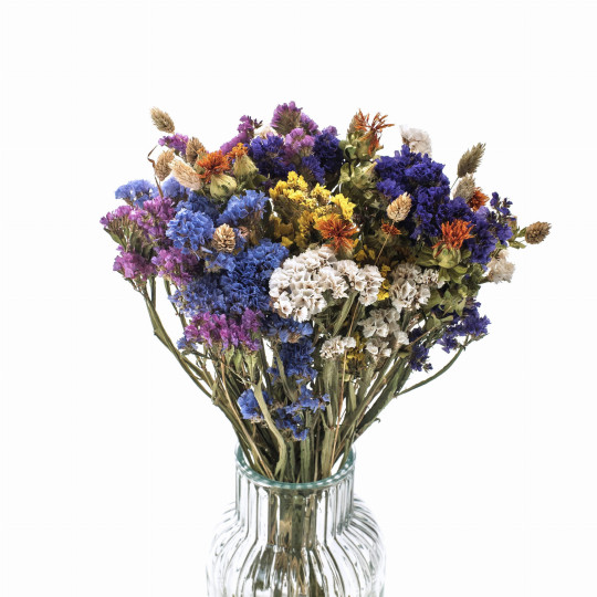 Kytica sušených kvetov Meadow – limonka, šafran, phalaris