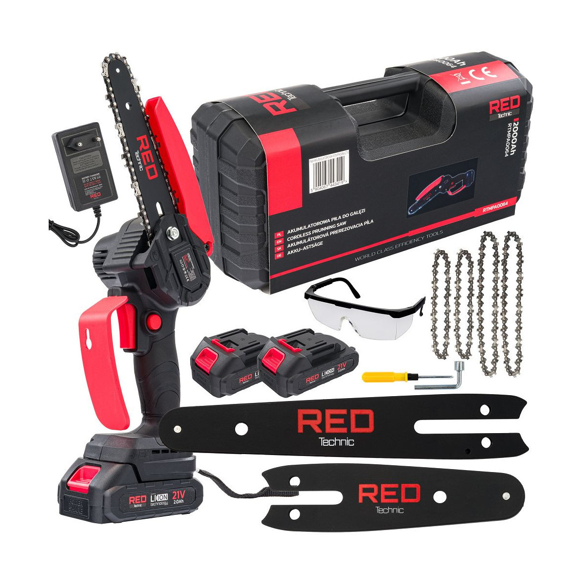 Ferăstrău cu lanț cu acumulator RTMPA0064 21V