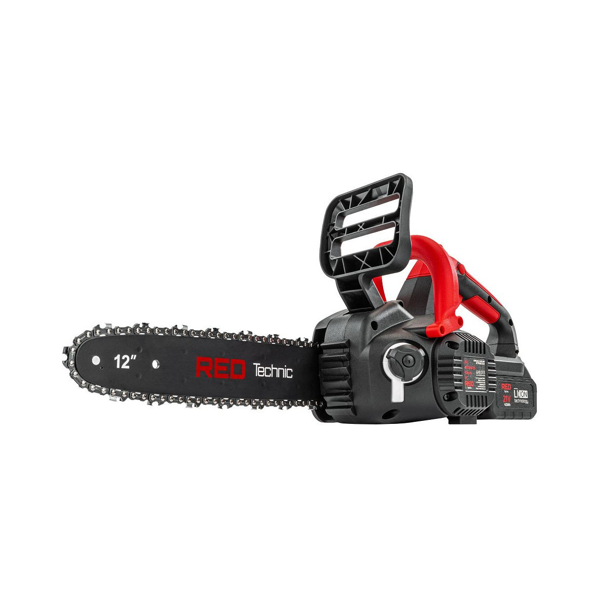 Ferăstrău cu lanț cu acumulator RTPAK0124 | 21V | 12" | 2× 4000 mAh