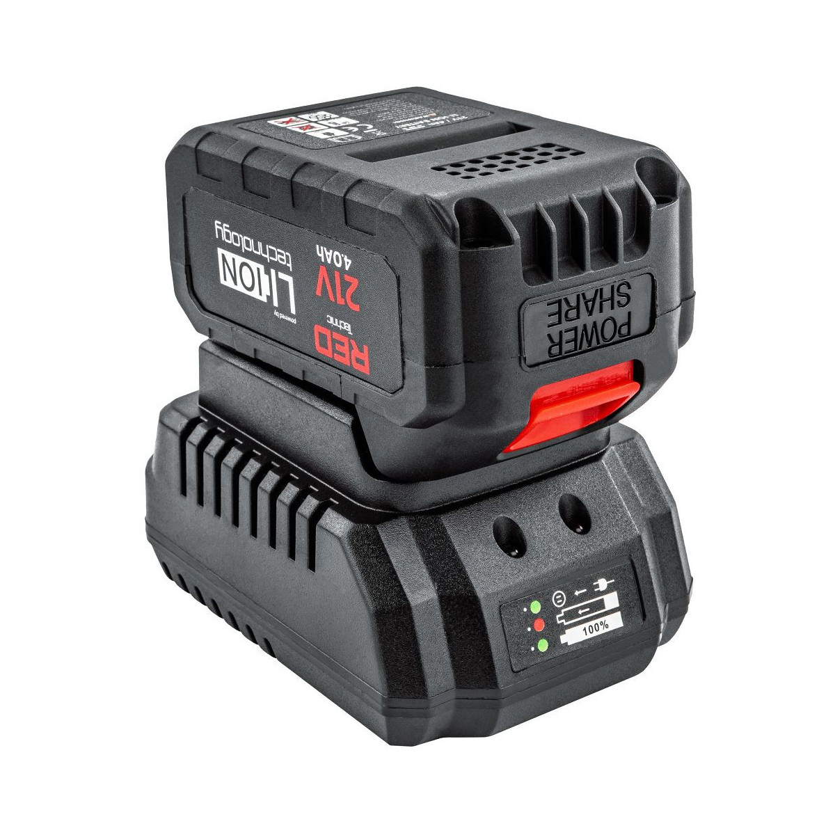 Ferăstrău cu lanț cu acumulator RTPAK0124 | 21V | 12" | 2× 4000 mAh