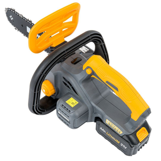 Ferăstrău cu lanț cu acumulator Powermat PM-MPA-4AHM | 21V | 12" | 2× 4000 mAh
