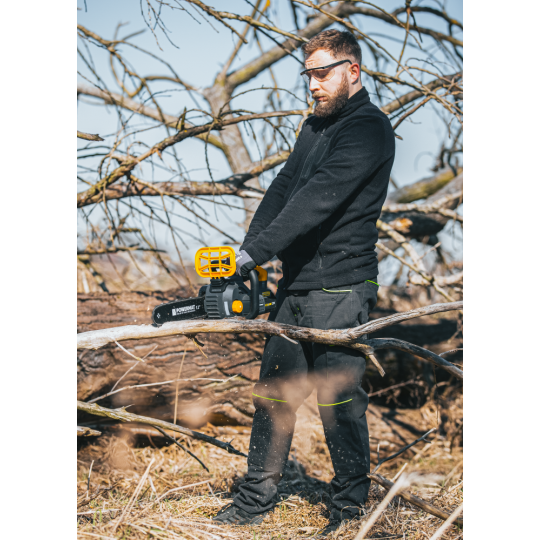 Ferăstrău cu lanț cu acumulator Powermat PM-MPA-4AHM | 21V | 12" | 2× 4000 mAh