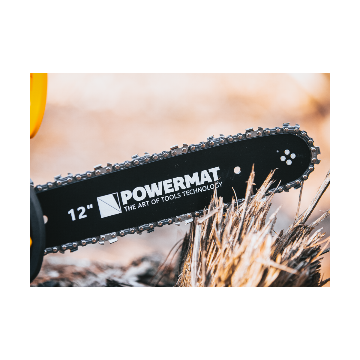 Ferăstrău cu lanț cu acumulator Powermat PM-MPA-4AHM | 21V | 12" | 2× 4000 mAh