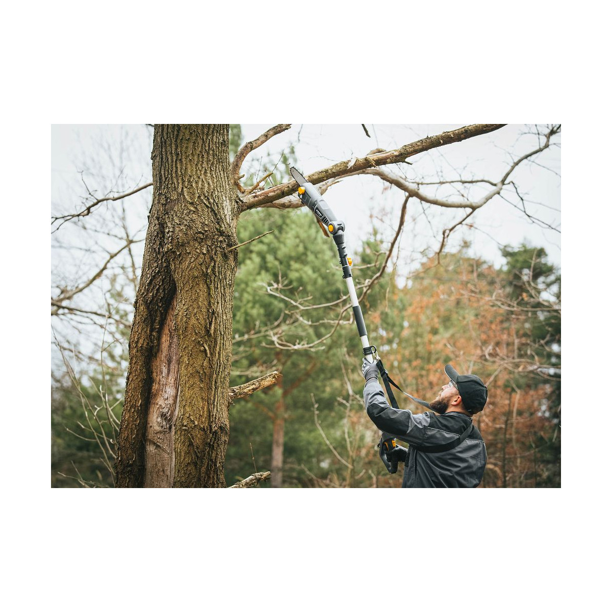 Pânză electrică cu lanț pe telescop Powermat PM-EPW-1000 | 1000W | telescopic 240 cm