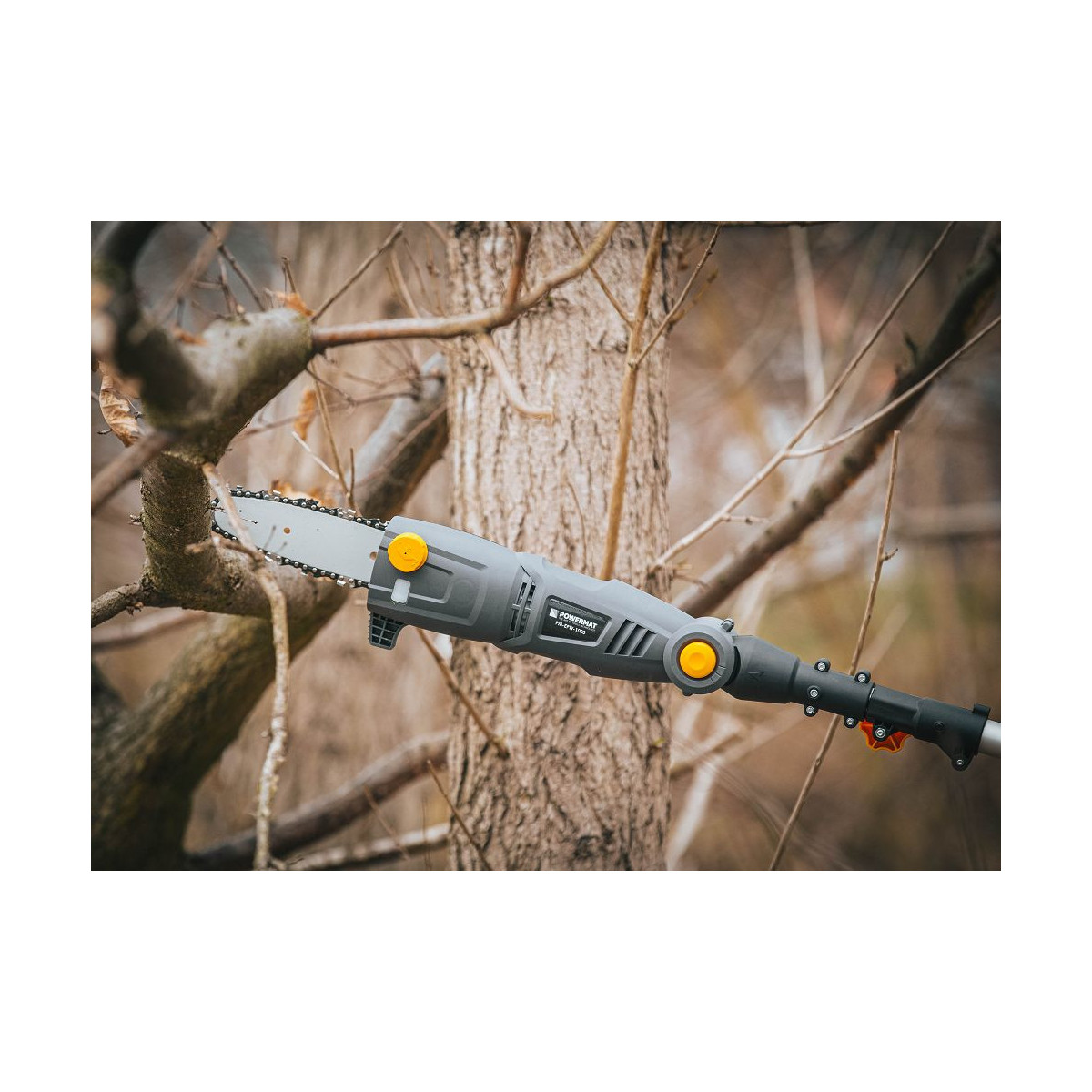 Pânză electrică cu lanț pe telescop Powermat PM-EPW-1000 | 1000W | telescopic 240 cm