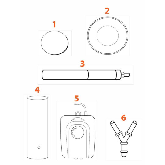 Generator de fum pentru afumătoare PM-GD-87T | 1,1 L | cu pompă electrică