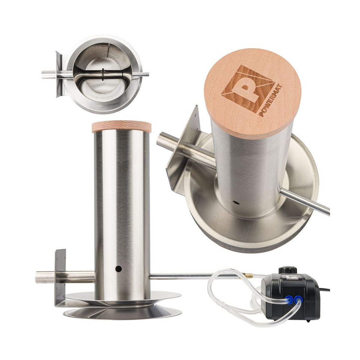 Generator de fum pentru afumătoare PM-GD-87T | 1,1 L | cu pompă electrică