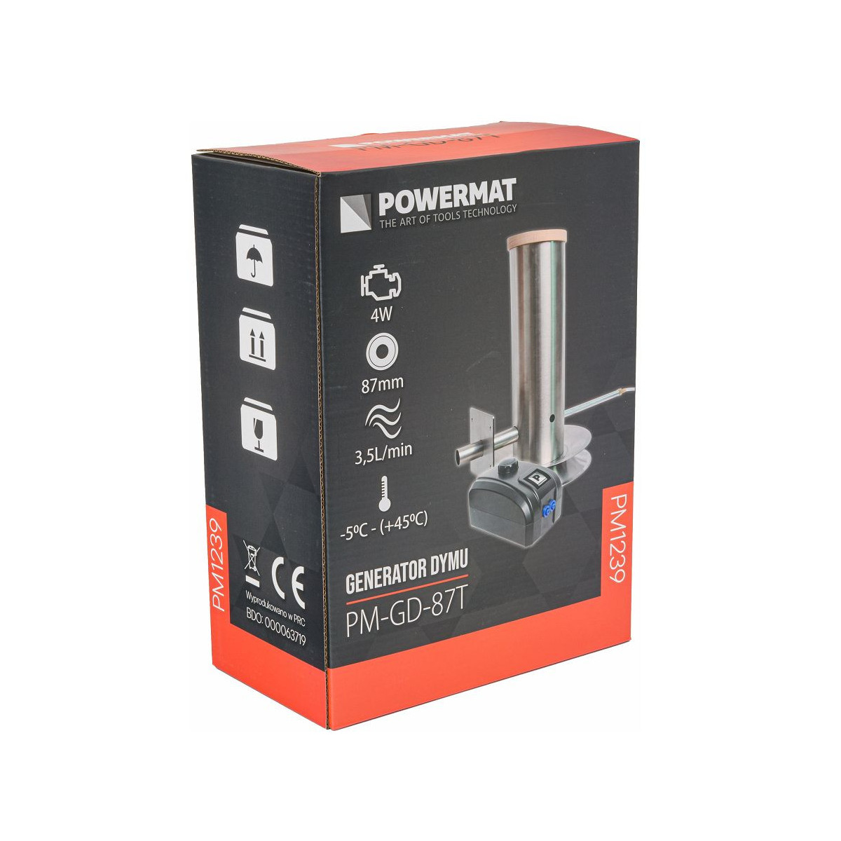 Generator de fum pentru afumătoare PM-GD-87T | 1,1 L | cu pompă electrică