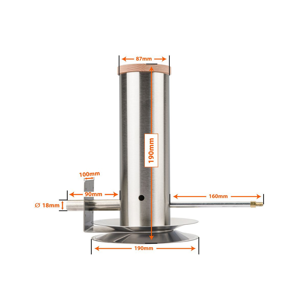 Generator de fum pentru afumătoare PM-GD-87T | 1,1 L | cu pompă electrică