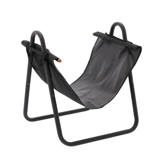 Suport metalic pentru lemne cu geantă portabilă