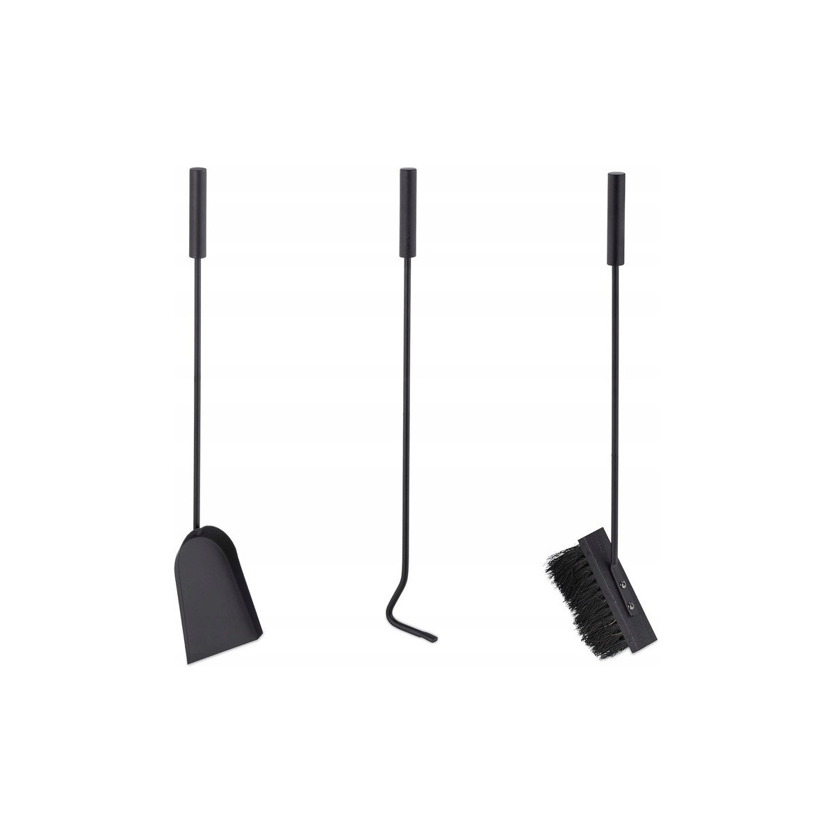 Set de scule pentru șemineu 3 in 1 + suport