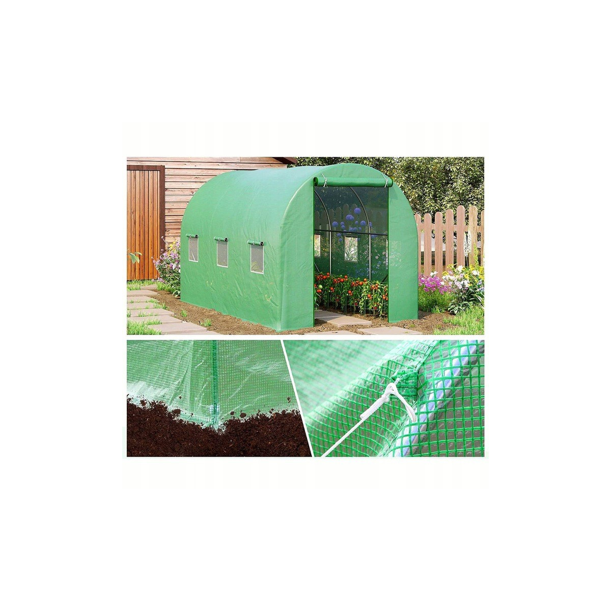 Seră de grădină cu dimensiunile 2x3,5 m