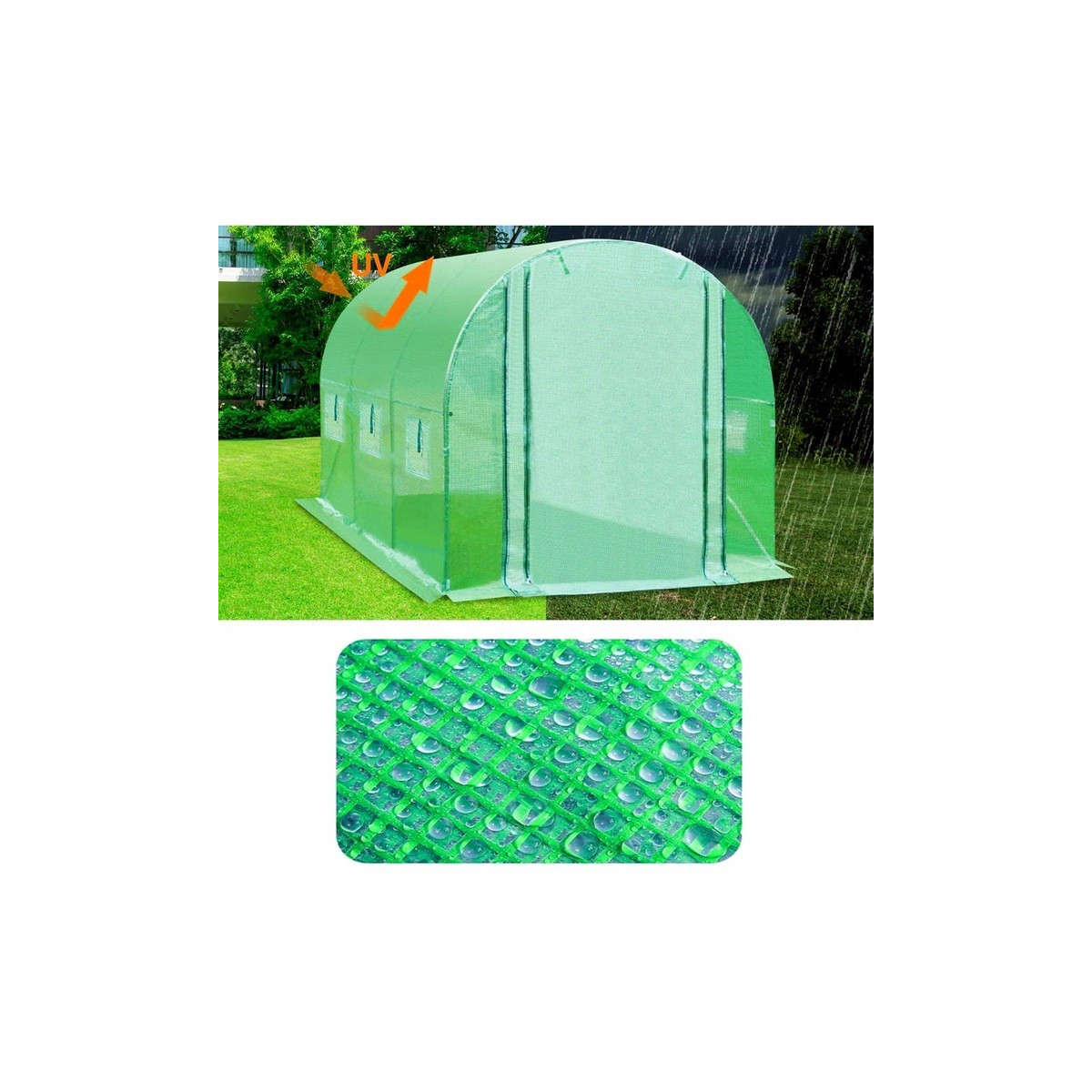 Seră de grădină cu dimensiunile 2x3,5 m