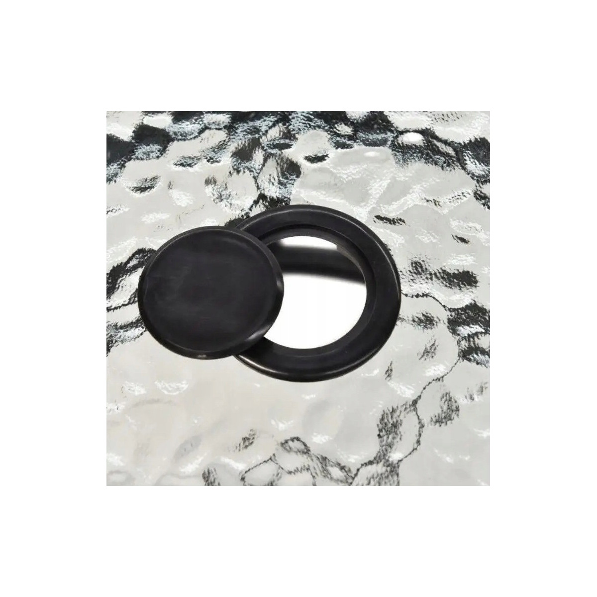 Meseu rotund pentru balcon, terasă cu sticlă, diametru 80cm