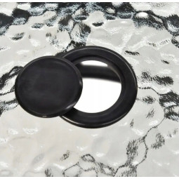 Meseu quadrat de grădină pentru terasă cu sticlă 80x80 cu deschidere pentru umbrelă.