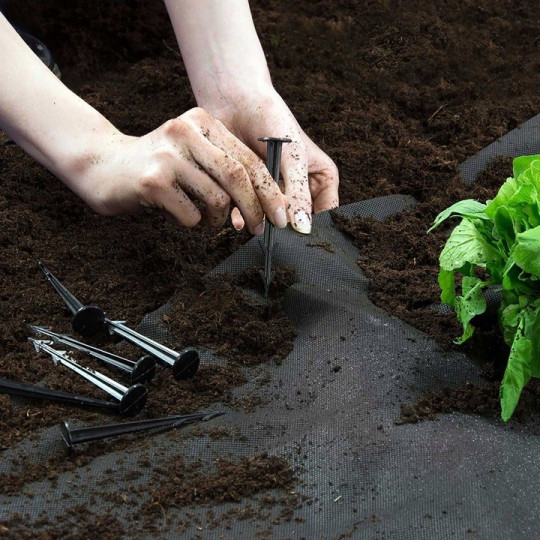 Țesătură agricolă practică de culoare neagră 70g/m 0,8x50m