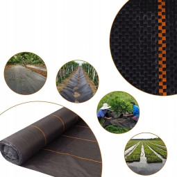 Profi agrotkanină de culoare neagră 135g/m2, 0,4x50