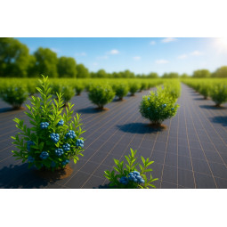 Profi agrotkanină de culoare neagră 135g/m2, 0,4x50