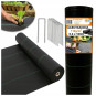 Țesătură agricolă rezistentă de culoare neagră 110g/m2, 0,6x100