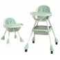 Scaun de masă verde pentru copii 3 în 1 cu cadouri