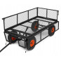 Wagon de grădină de 300 kg de culoare neagră