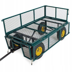 Vozícuri de grădină de calitate, de culoare verde, 300 kg