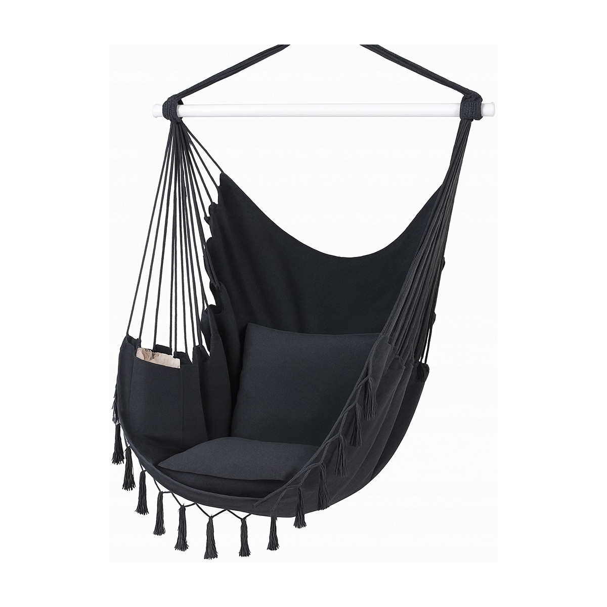 Leagăna de grădină suspendată + 2 perne 100 cm