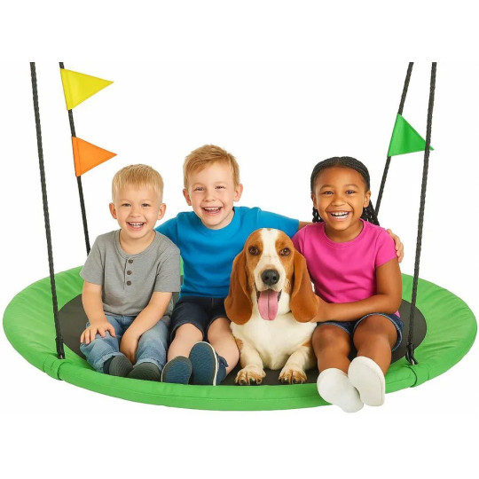 Cuib de berze mediu 100 cm, de culoare verde