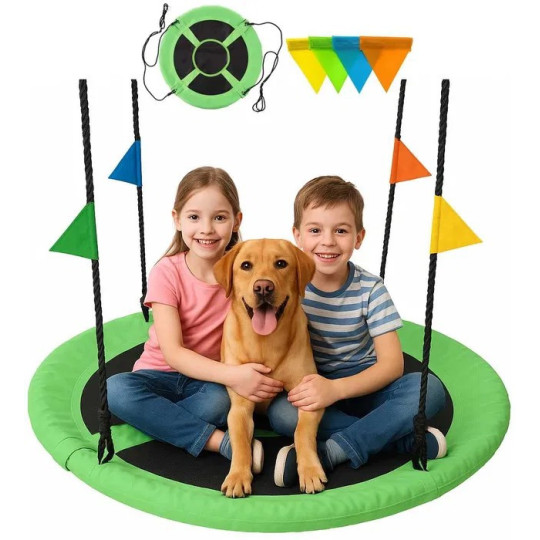 Cuib de berze mediu 100 cm, de culoare verde