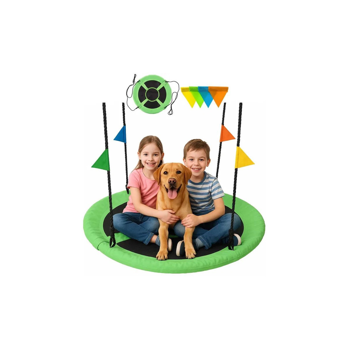 Cuib de berze mediu 100 cm, de culoare verde