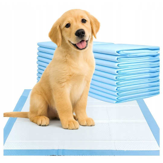 Saltea pentru căței și pisici de culoare albastră, dimensiune XL - 60x90