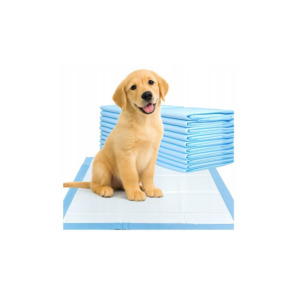 Saltea pentru căței și pisici de culoare albastră, dimensiune XL - 60x90