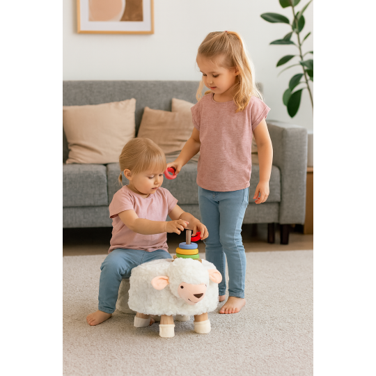Taburetă pentru copii - oița drăguță