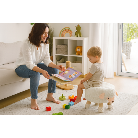 Taburetă pentru copii - oița drăguță