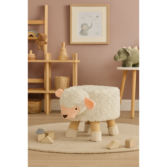 Taburetă pentru copii - oița drăguță