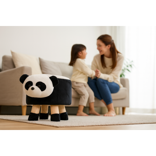 Mică taburetă pentru copii Panda