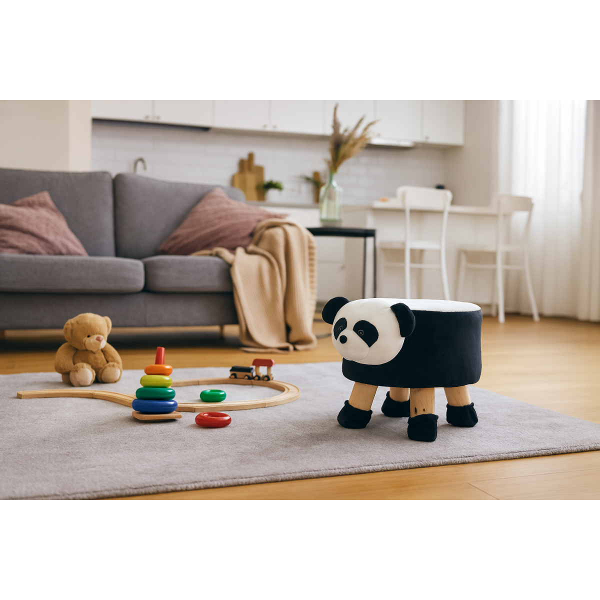 Mică taburetă pentru copii Panda