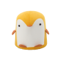Taburet pentru copii în formă de pinguin, culoare galbenă