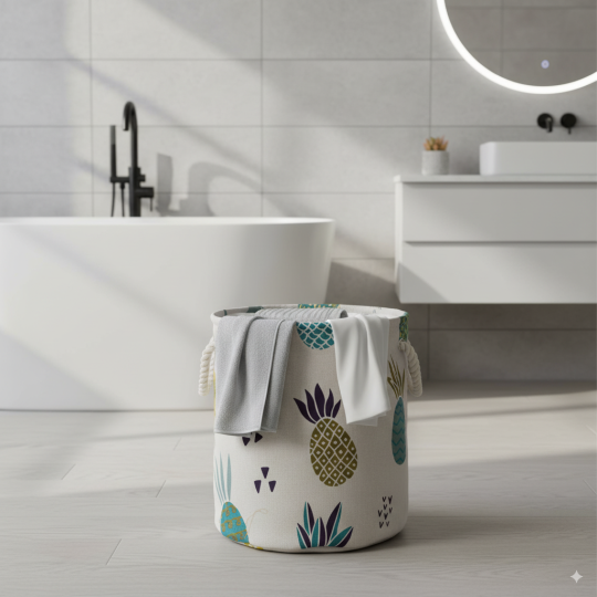 Organizer pentru jucării în formă de ananas, coș pentru rufe, 40x45cm