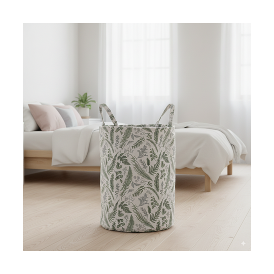 Organizer rotund pentru jucării, coș pentru rufe, 38x50cm