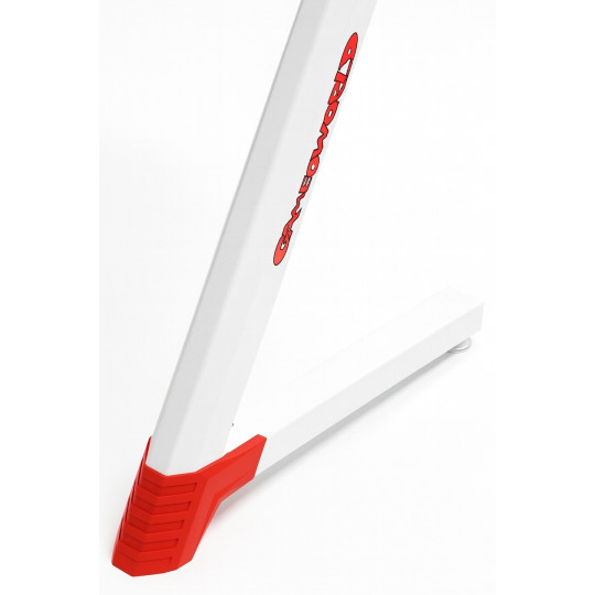 Birou de gaming modernă, cu LED, 120 cm, albă