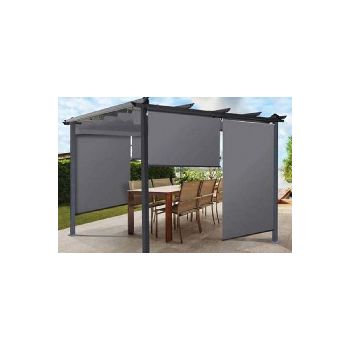 Roleta pentru pergolă 120x225 cm