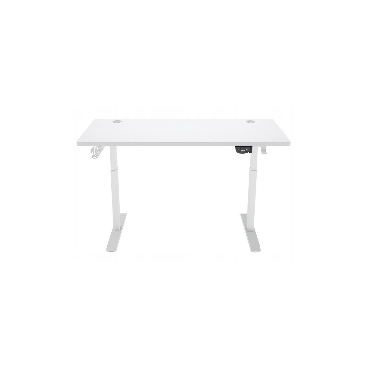 Masa electrică reglabilă electric, albă, 120cm