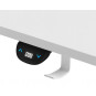 Masa electrică reglabilă electric, albă, 120cm