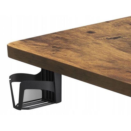 Masă reglabilă pe înălțime 120 cm – aspect industrial, iluminare LED