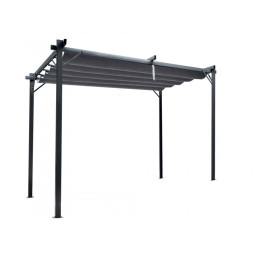 Pergolă de grădină de culoare gri 3x4 m