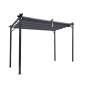 Pergolă de grădină de culoare gri 3x4 m