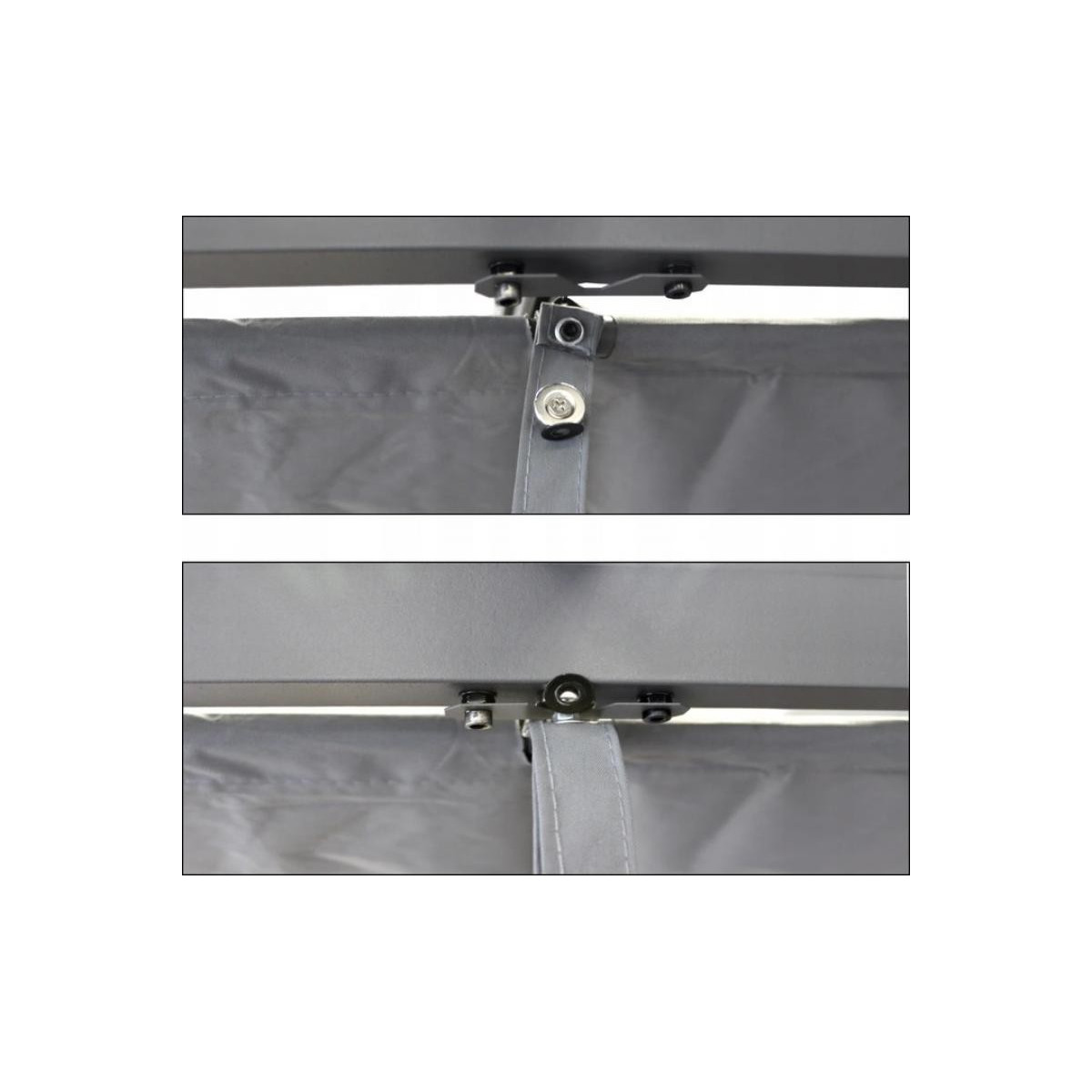 Pergolă de grădină de culoare gri 3x4 m