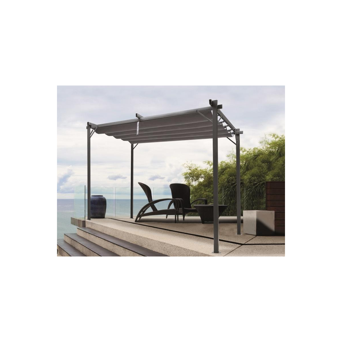 Pergolă pentru grădină 3x3 m